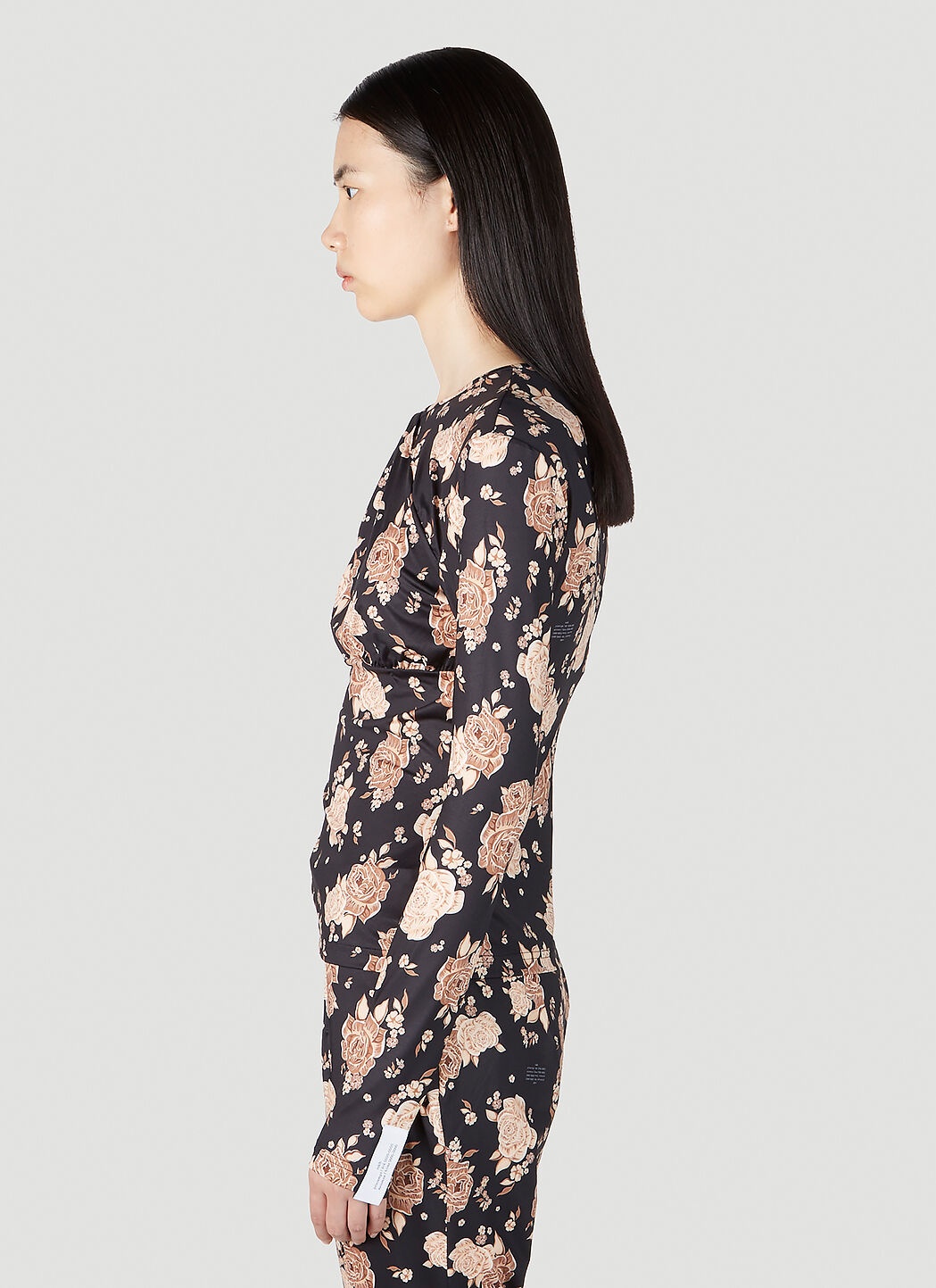 Floral Jersey Top - 3