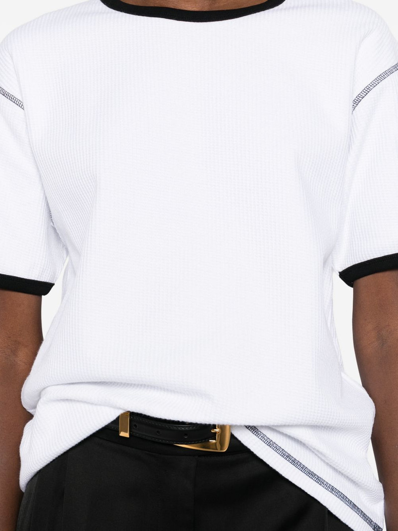 waffle trim T-shirt 5