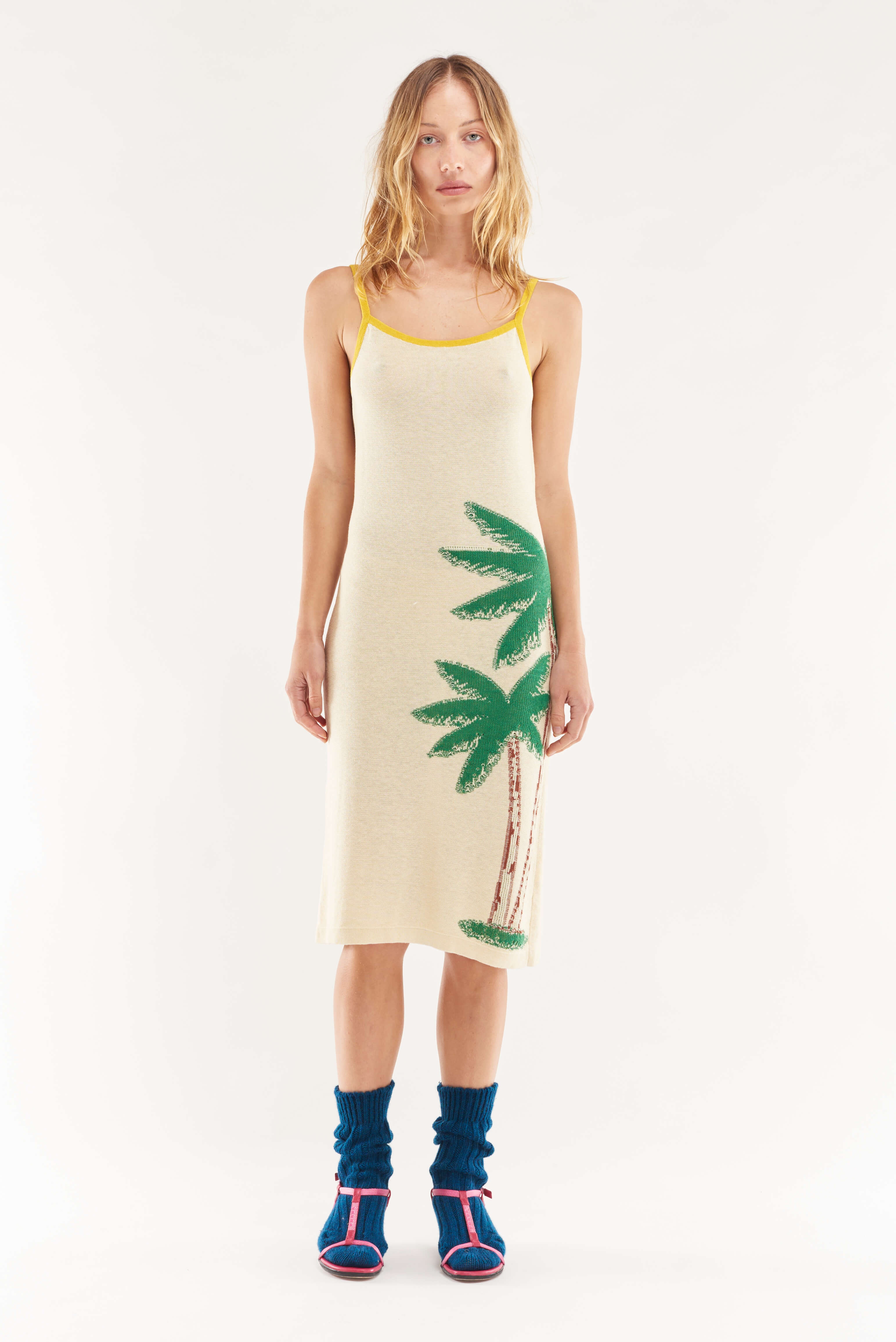 PALM CAMI DRESS - 2