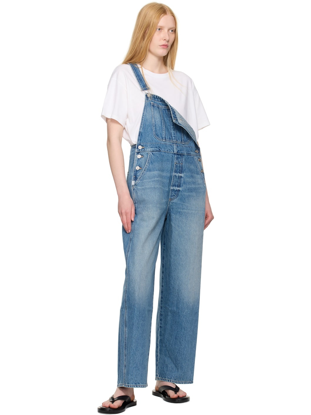 Blue Freya Denim Overalls - 4