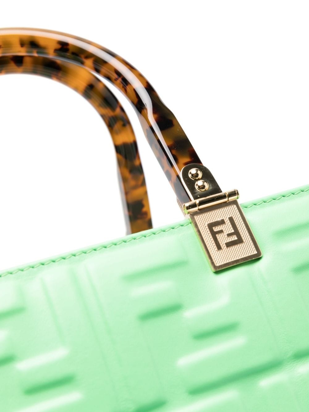 FF logo-embossed tote bag - 4