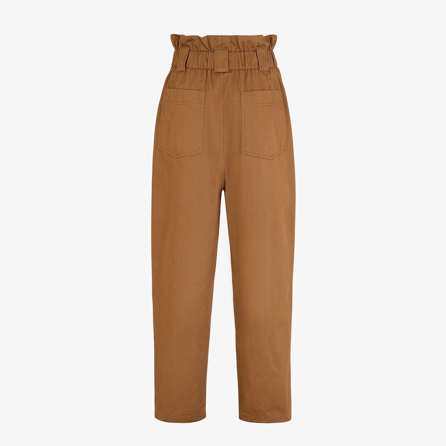 Brown gabardine pants - 2