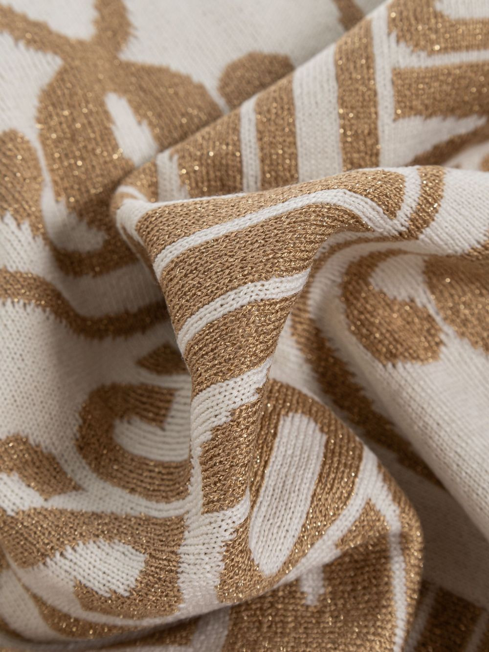 logo-patterned teddy-bear scarf - 2
