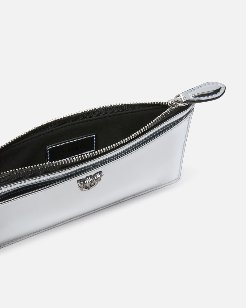 MIRROR EFFECT CARD HOLDER WITH RHINESTONES 4