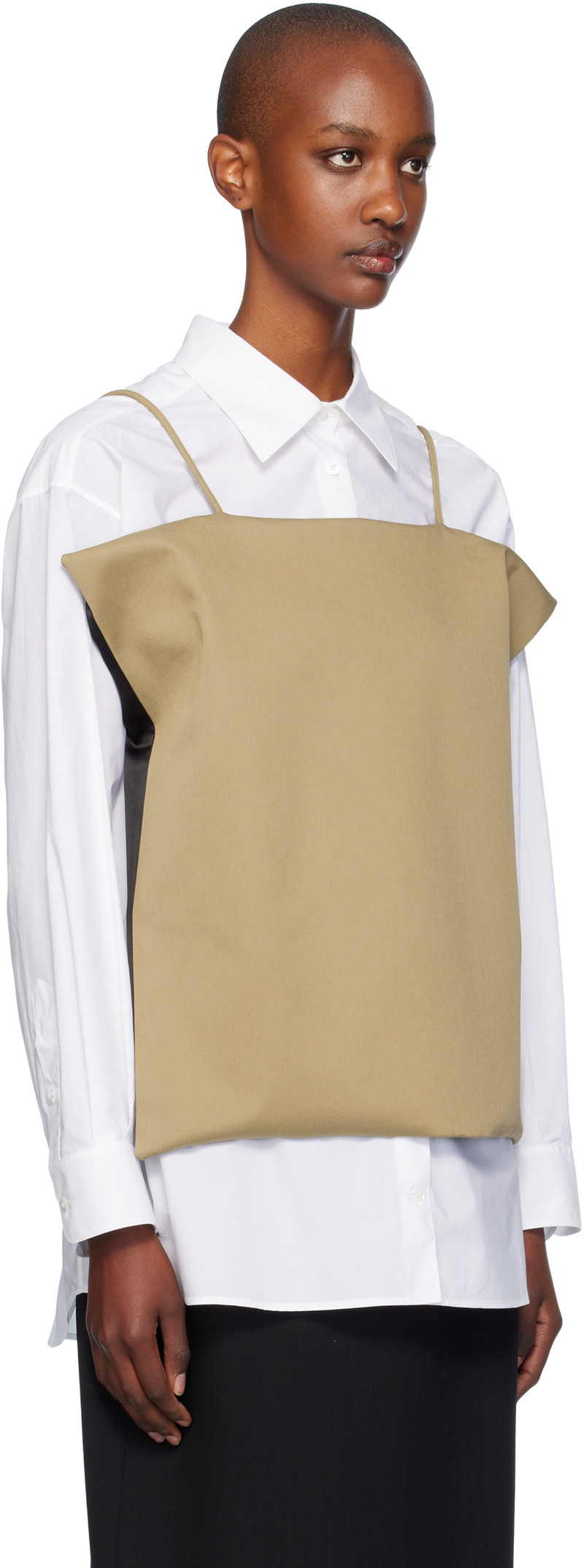 LA COLLECTION Beige Panarea Top outlook