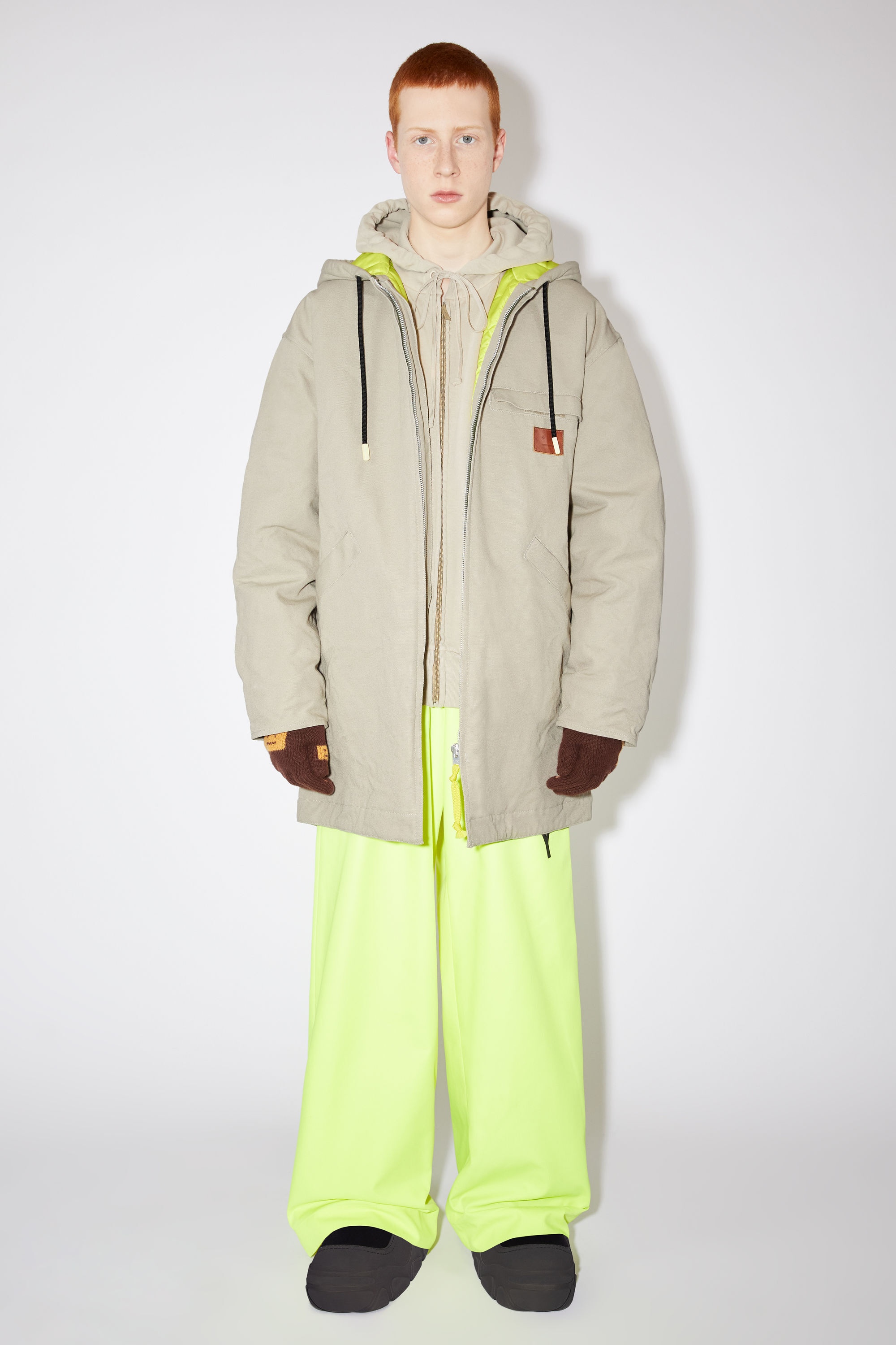 Cotton parka - Mushroom beige - 2