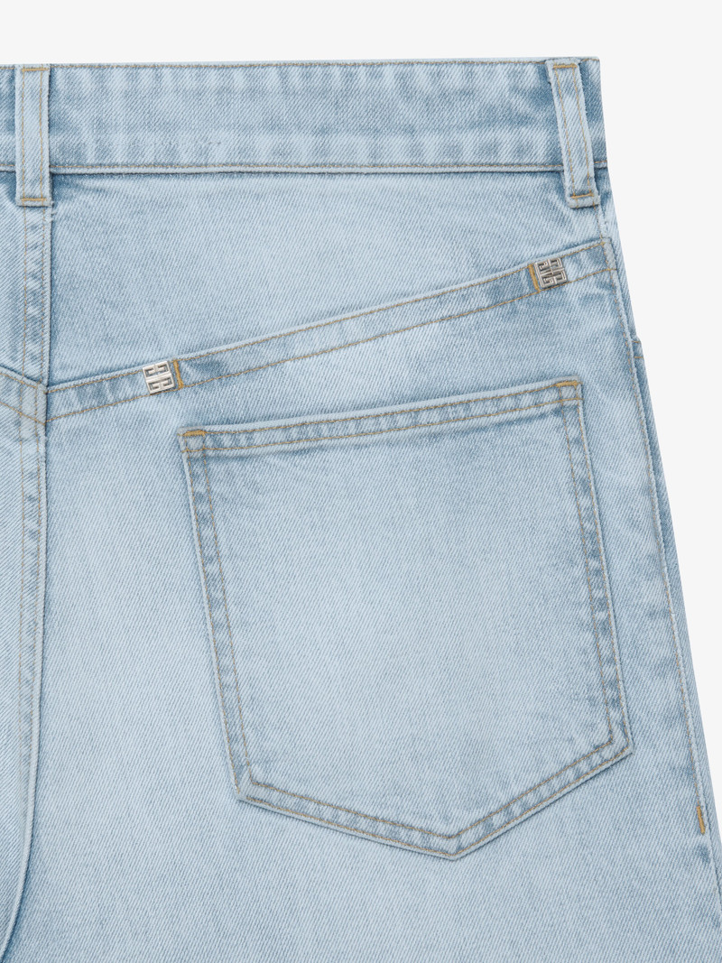 LOW CROTCH WIDE JEANS IN DENIM 5