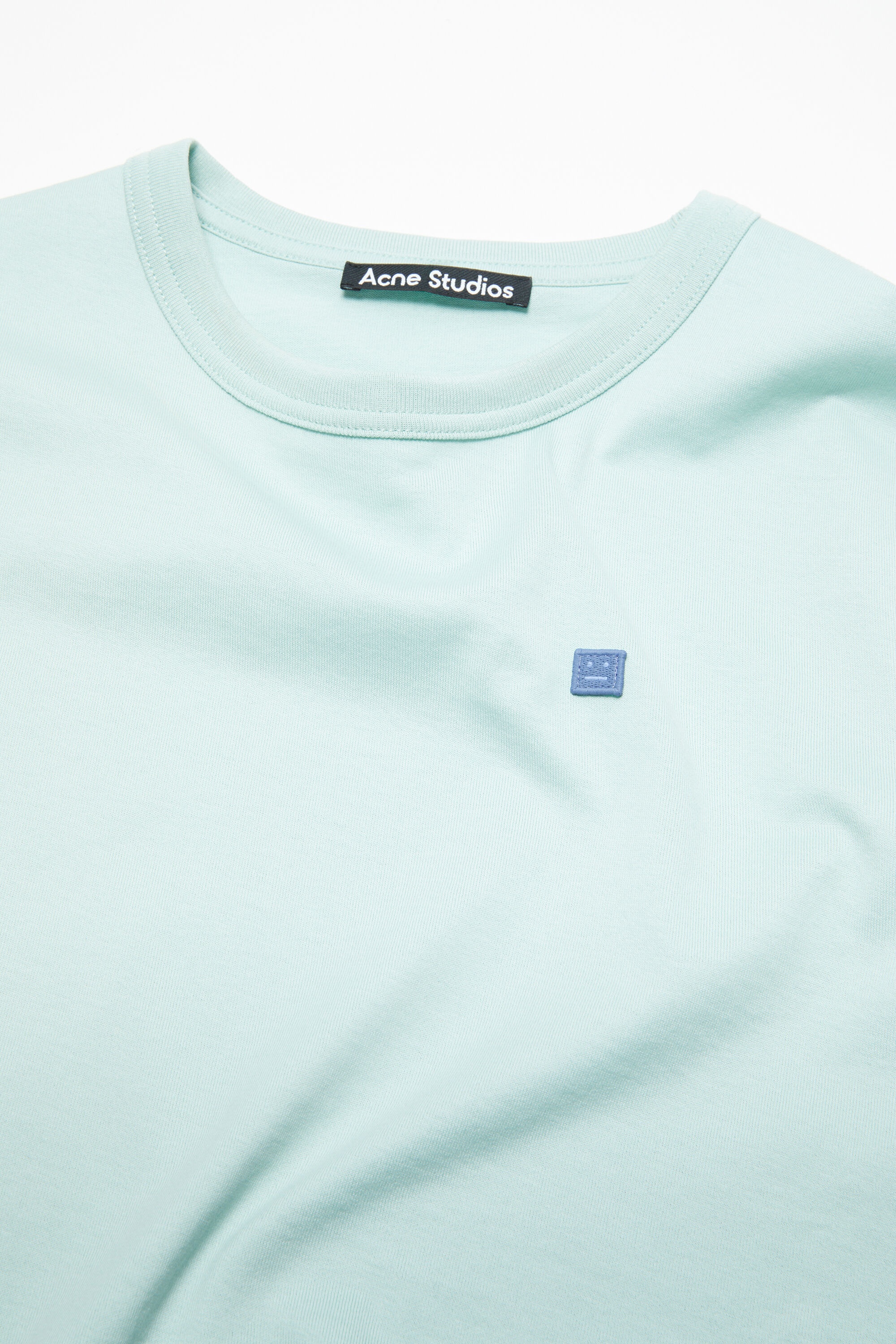 Crew neck t-shirt - Fitted fit - Dusty blue - 4