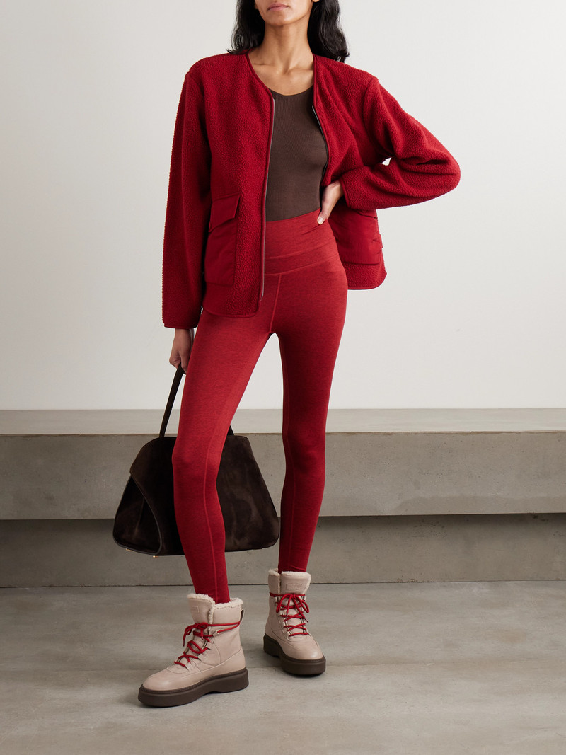 VARLEY Marina Shell-trimmed Recycled-fleece Jacket outlook