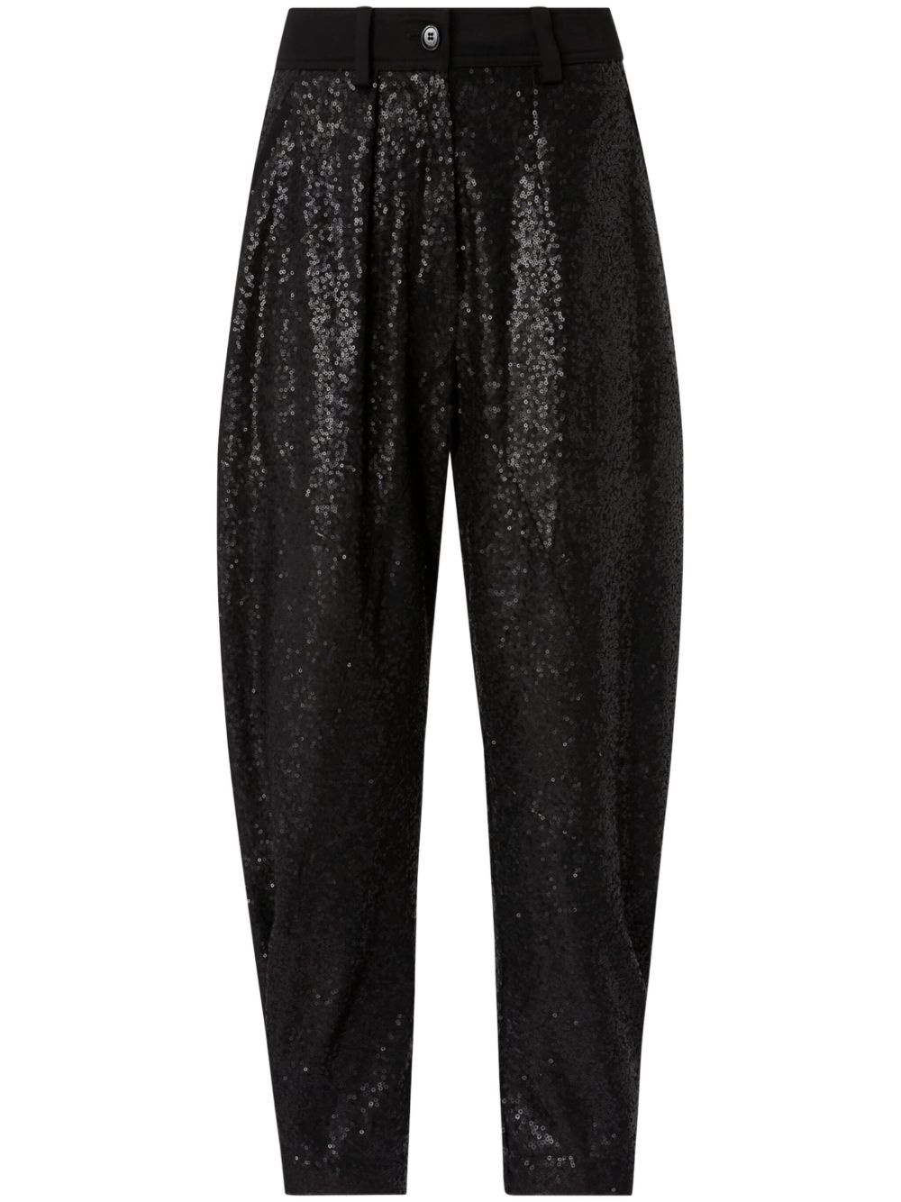 balloon-cut trousers - 1
