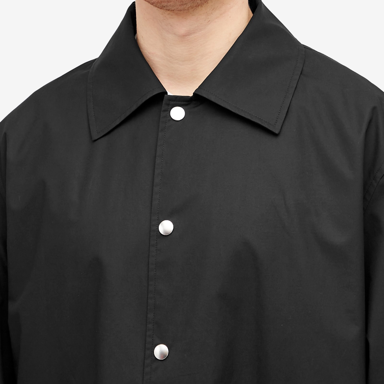 Jil Sander Logo Cotton Coach Jacket - 5