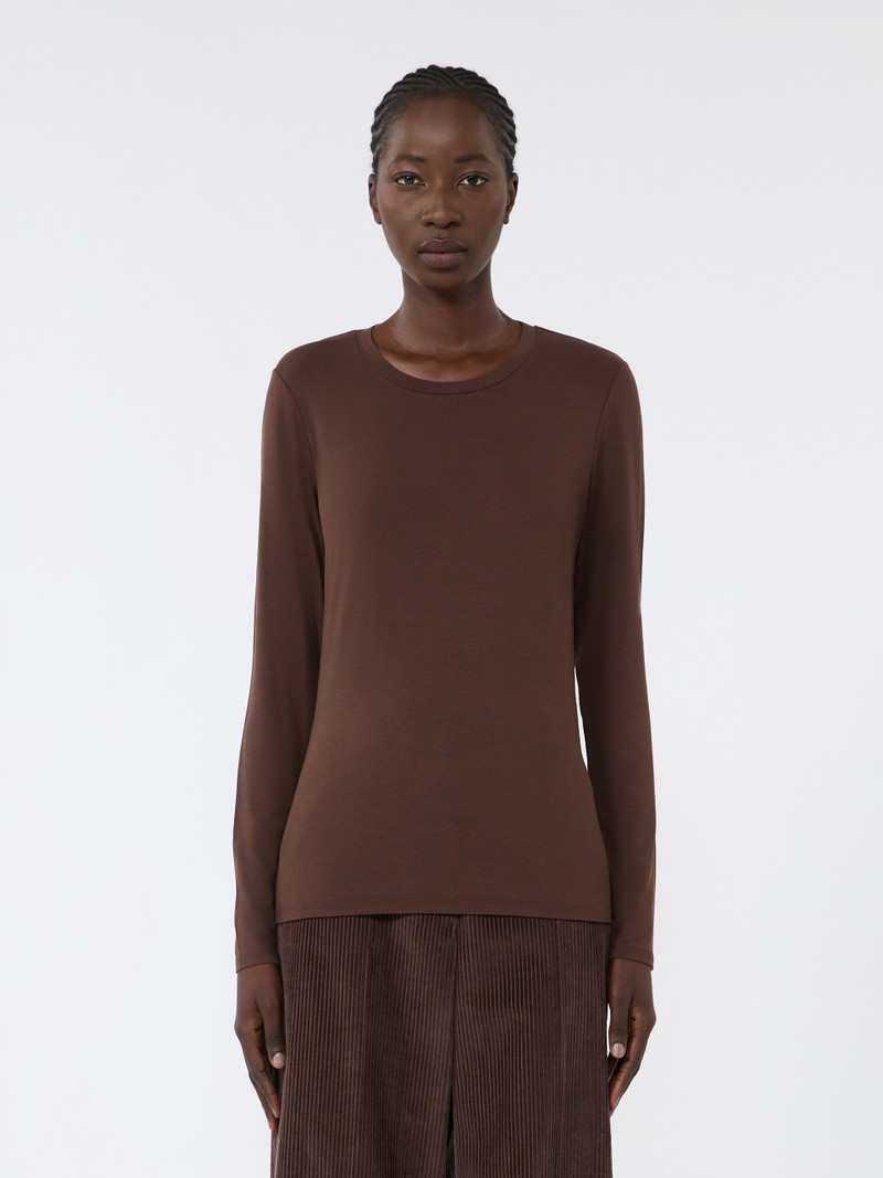 MULTIE Stretch jersey basic T-shirt 3