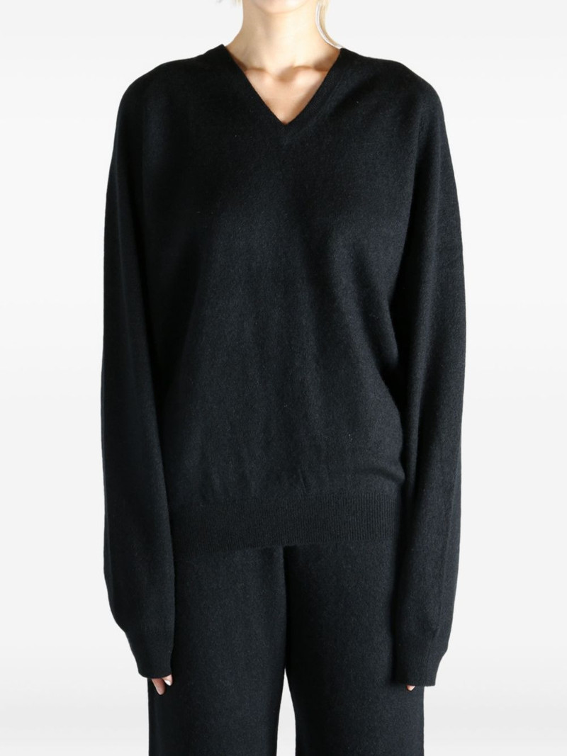 FRENCKENBERGER V-neck cashmere sweater outlook