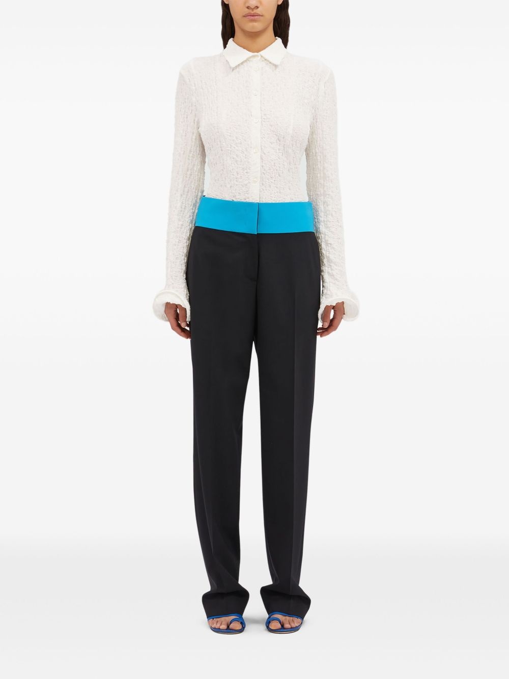 straight-leg trousers - 2