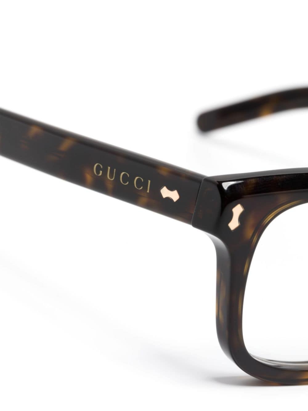 tortoiseshell square-frame glasses - 3