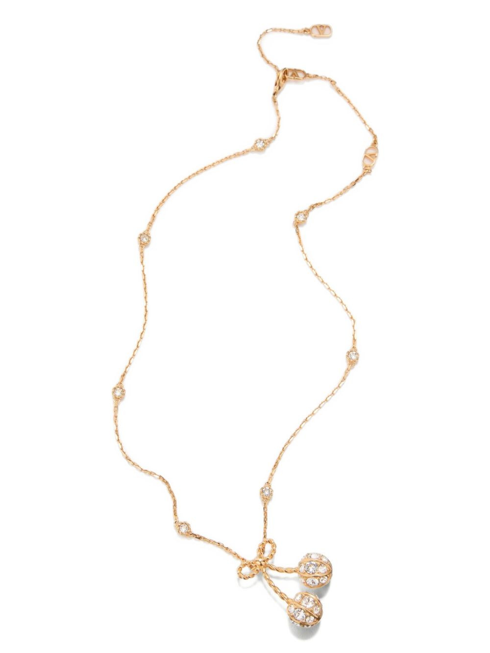 Cherryfic crystal-embellished necklace - 2