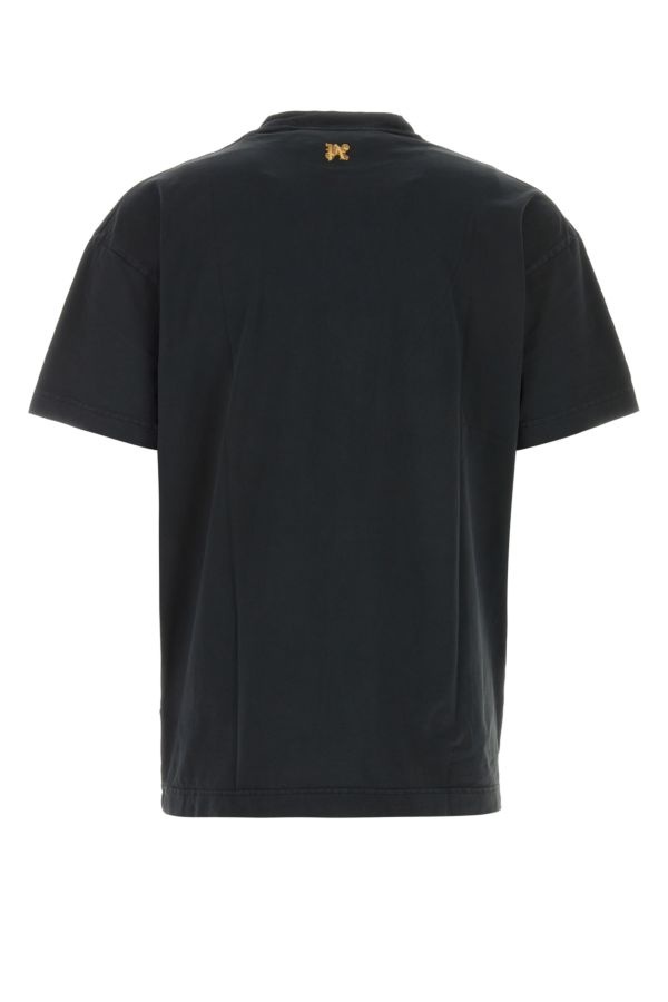 Black cotton t-shirt - 2