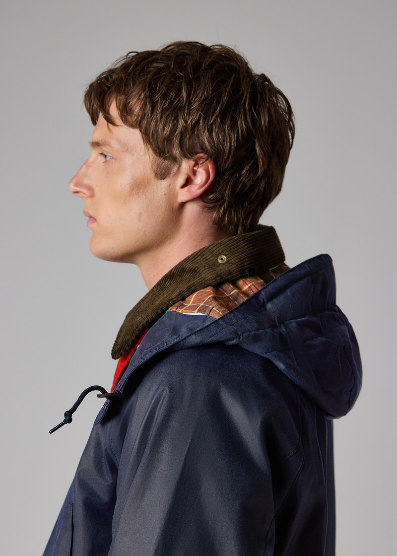 Paul Smith loves Barbour - Night Sky Waxed Hood 8
