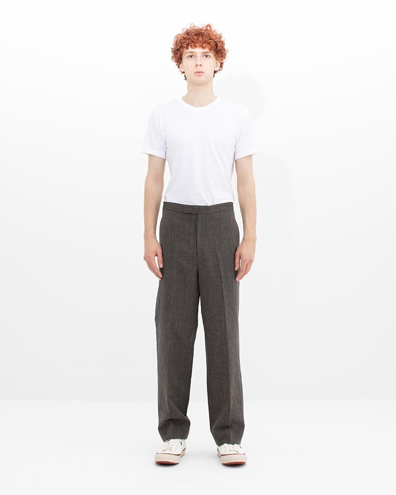 WIDE SLACKS SANTOME CHARCOAL - 4