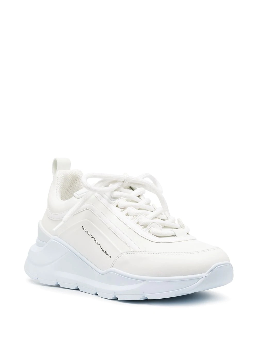 platform chunky low-top sneakers - 2