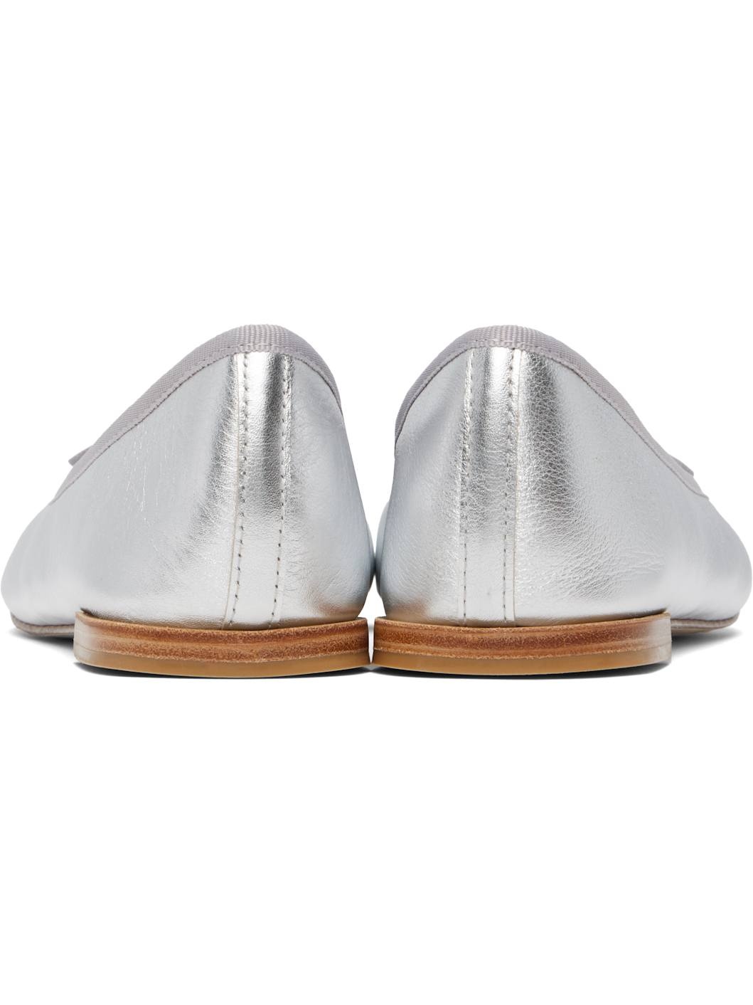 Silver Cendrillon Ballerina Flats - 2