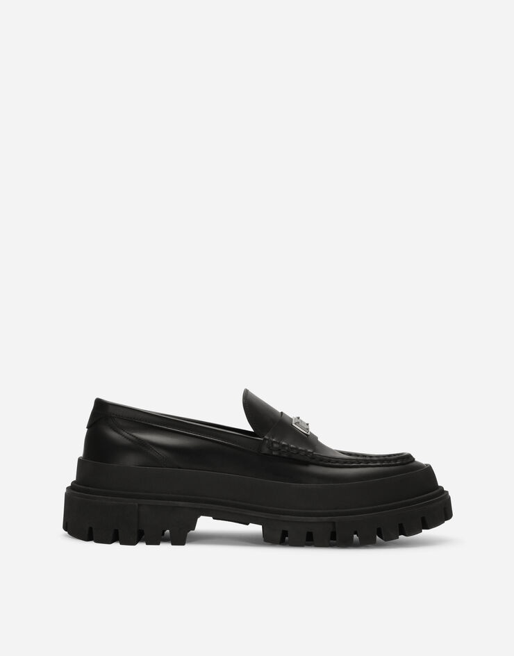 Brushed calfskin hi-trekking loafers - 1