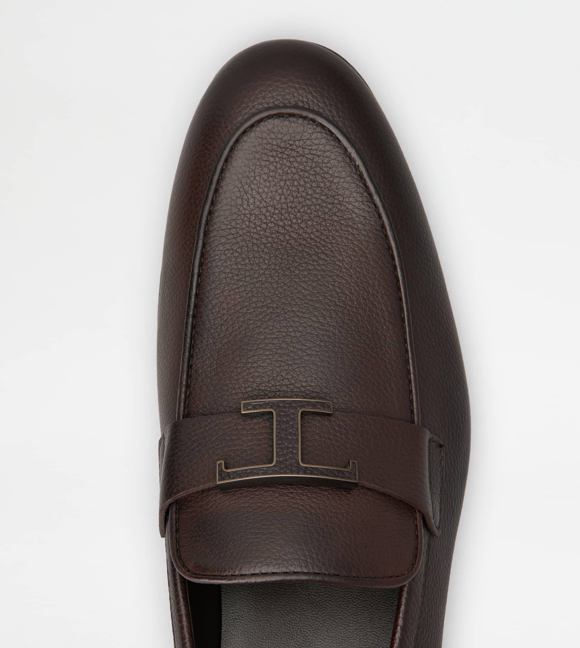 T TIMELESS LOAFERS IN LEATHER - BROWN - 5
