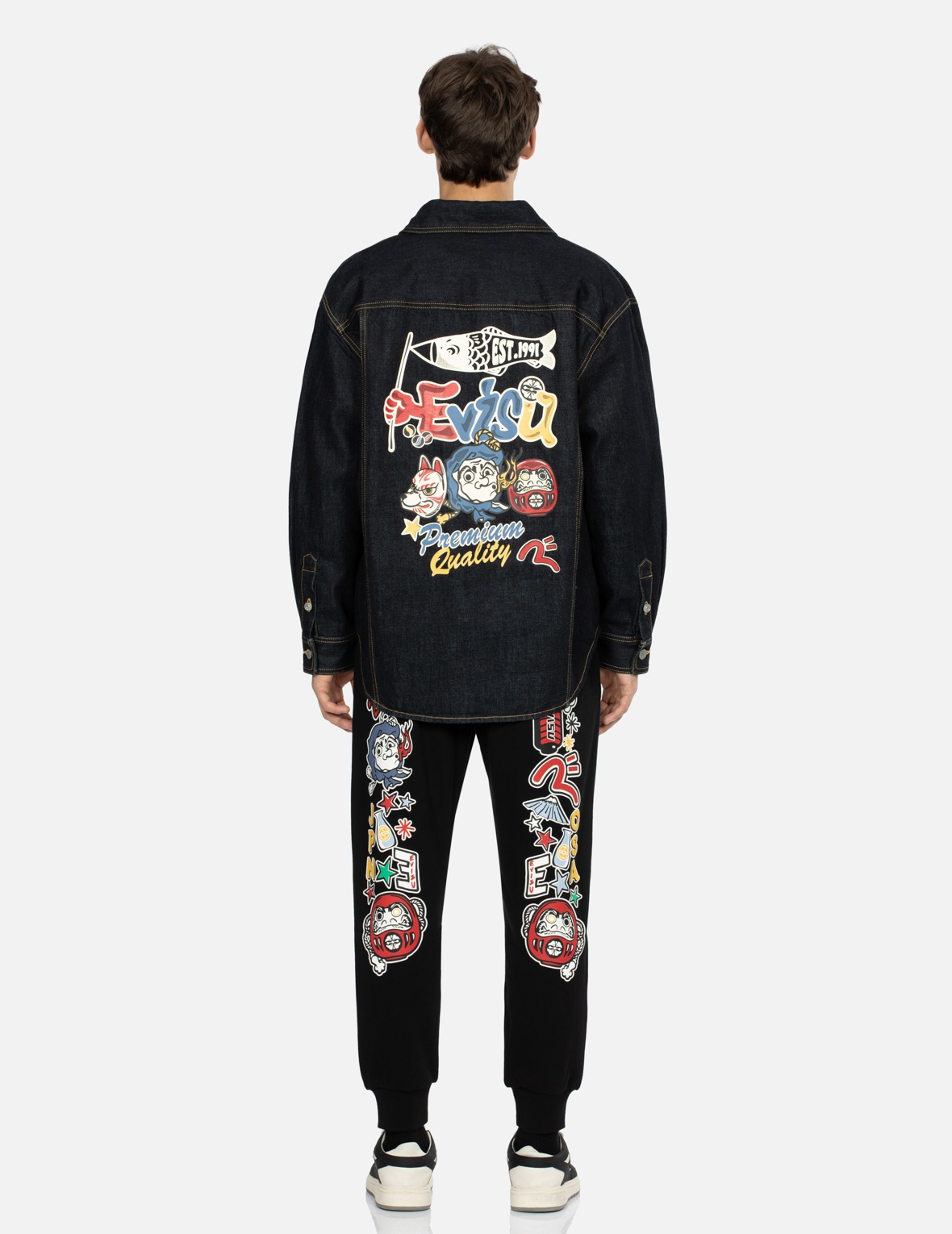 HYOTTOKO FESTIVAL DAICOCK PRINT REGULAR FIT SWEATPANTS - 5