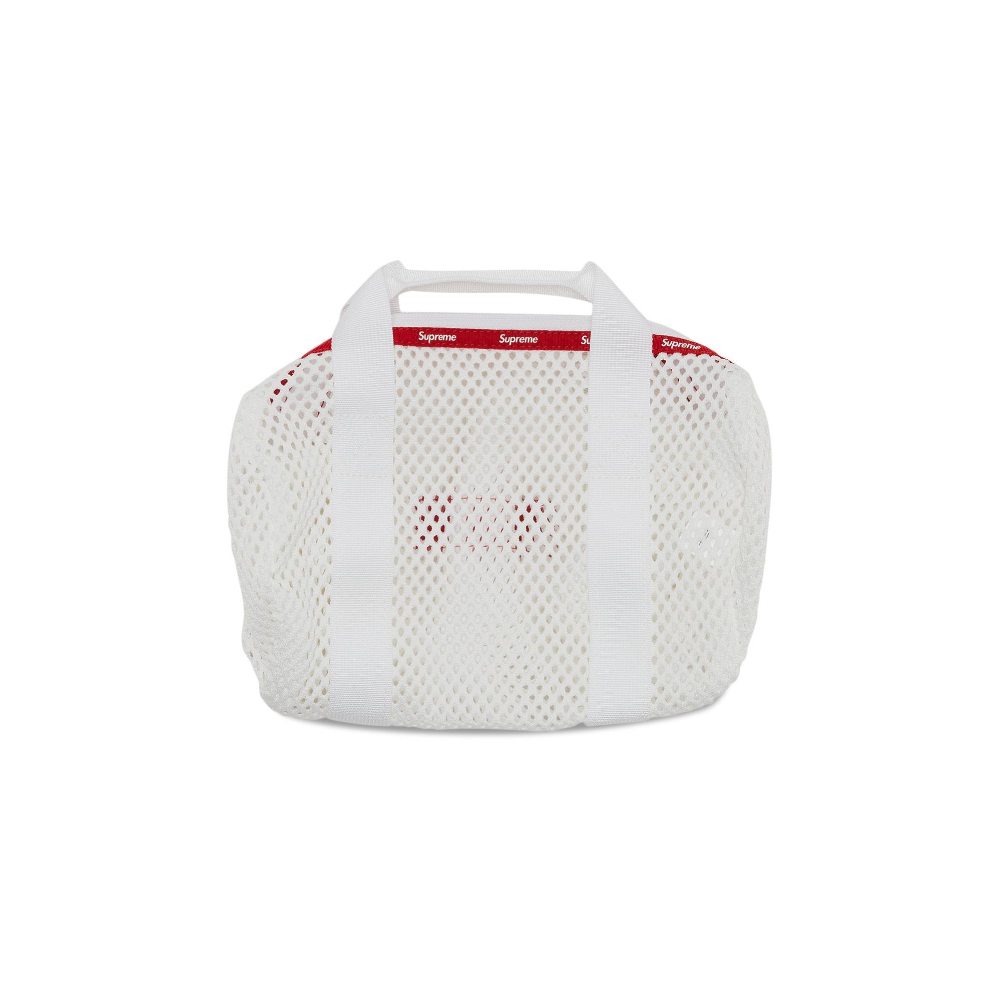 Supreme Mesh Mini Duffle Bag 'White' - 2