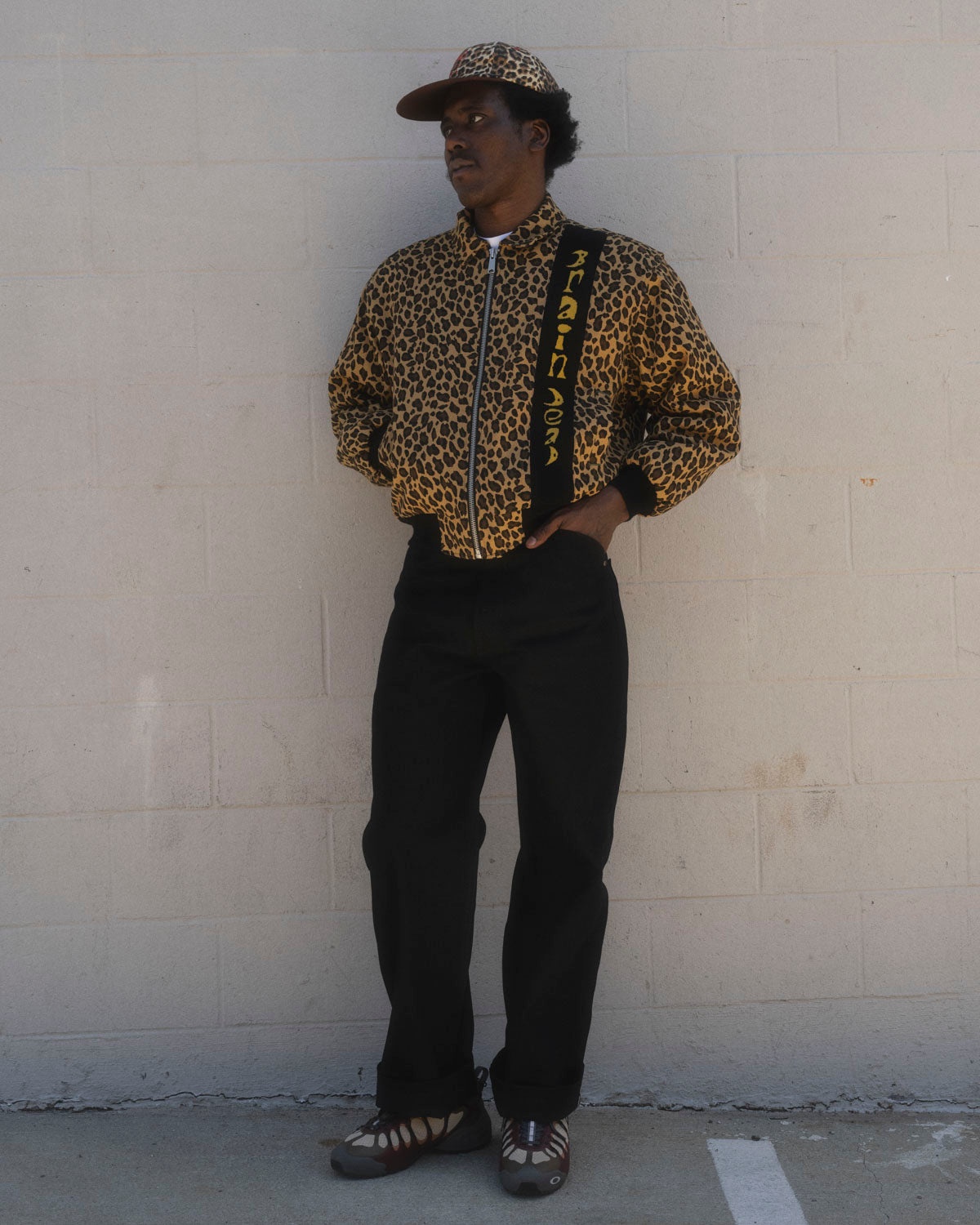 Twill Flight Jacket - Leopard - 5