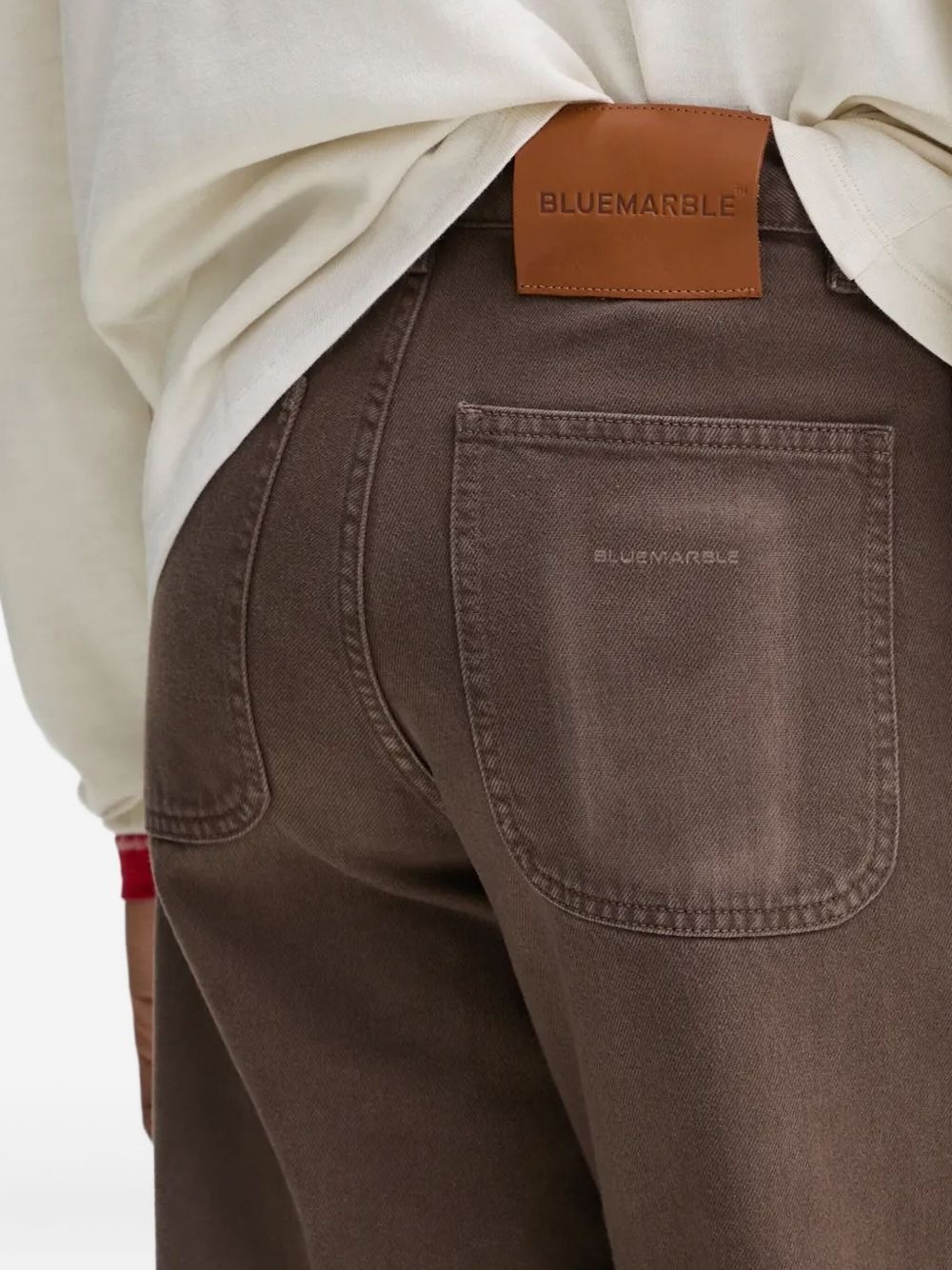 embellish-panel trousers - 3