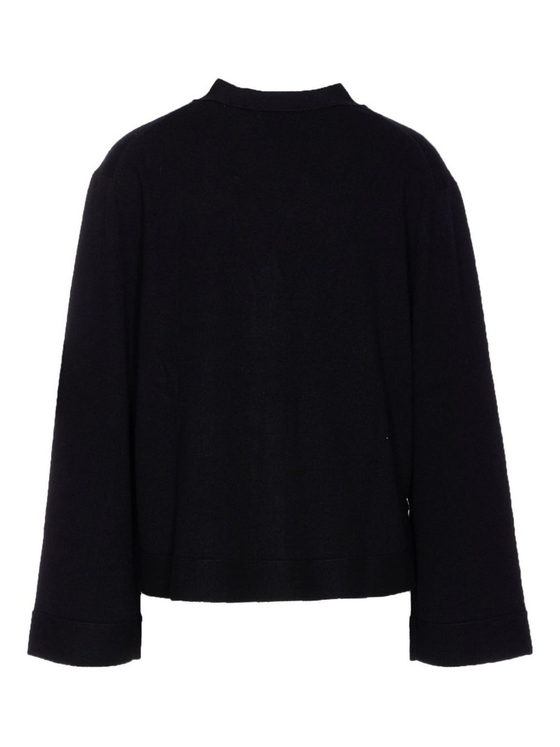 Allude buttoned-front pocket cardigan outlook