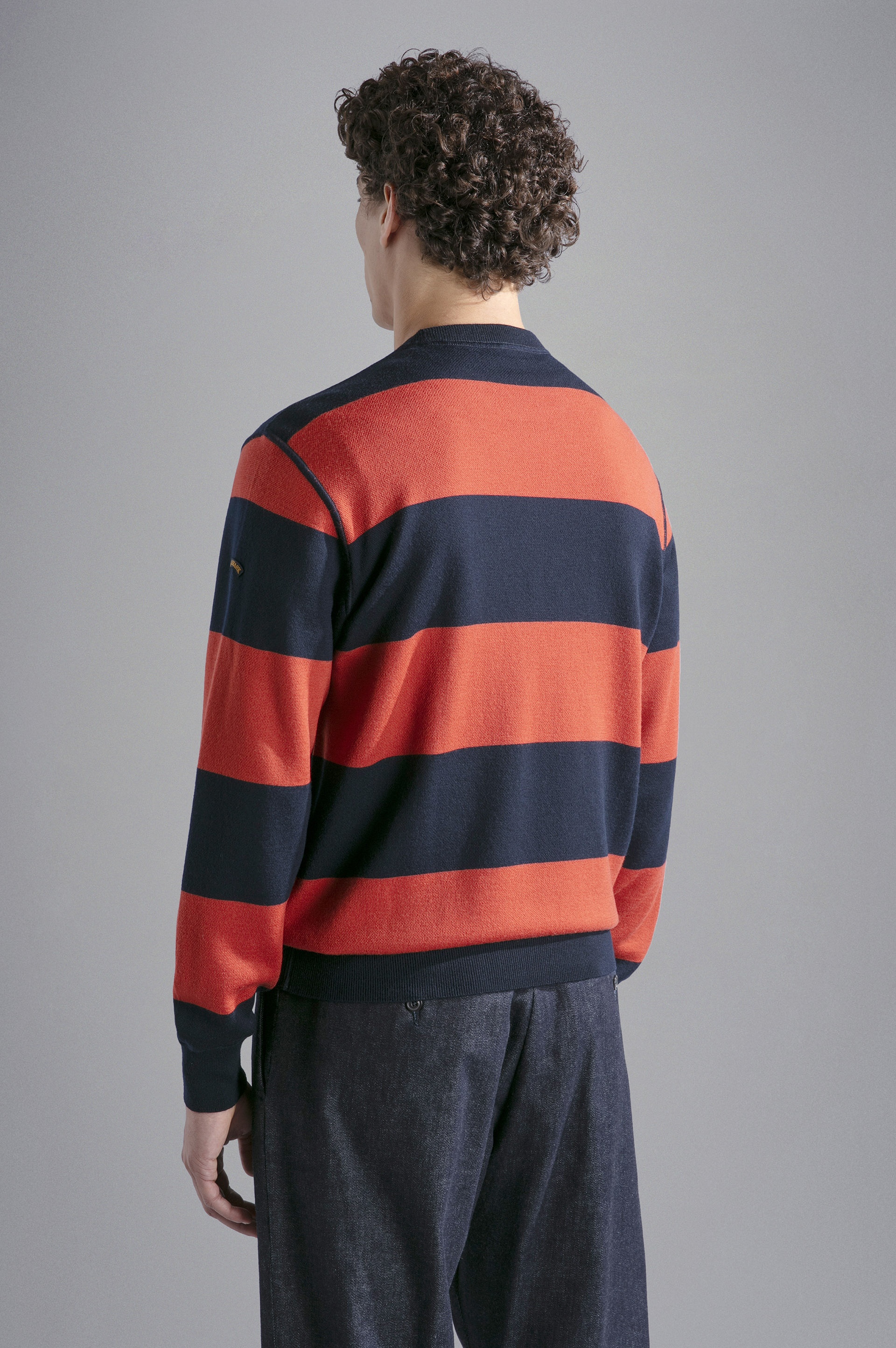 WOOL SWEATER WITH STRIPED PATTERN - 3
