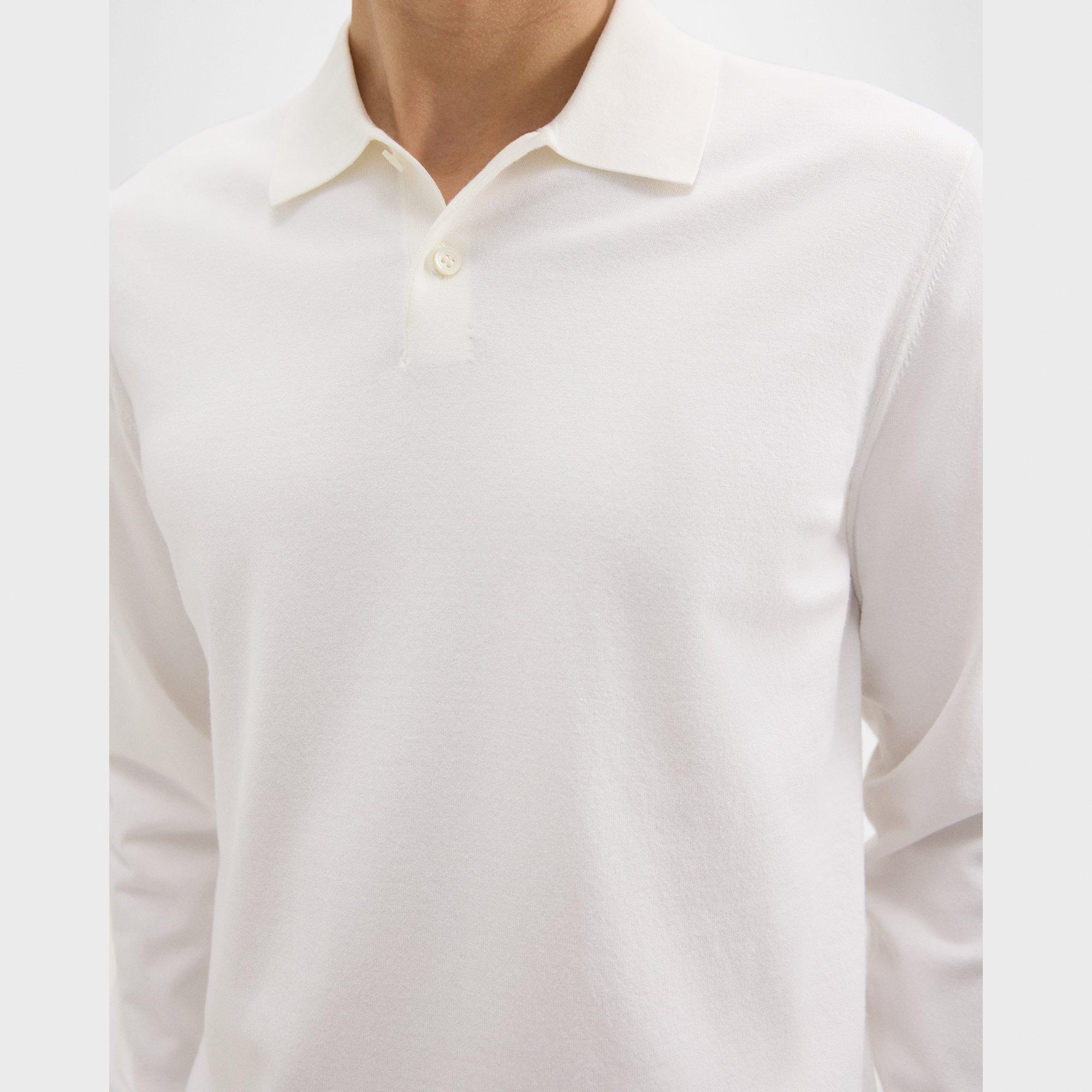 Goris Long-Sleeve Polo Shirt in Light Bilen - 5
