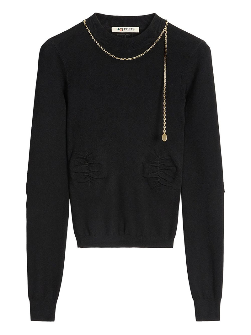 chain-embellished top 1