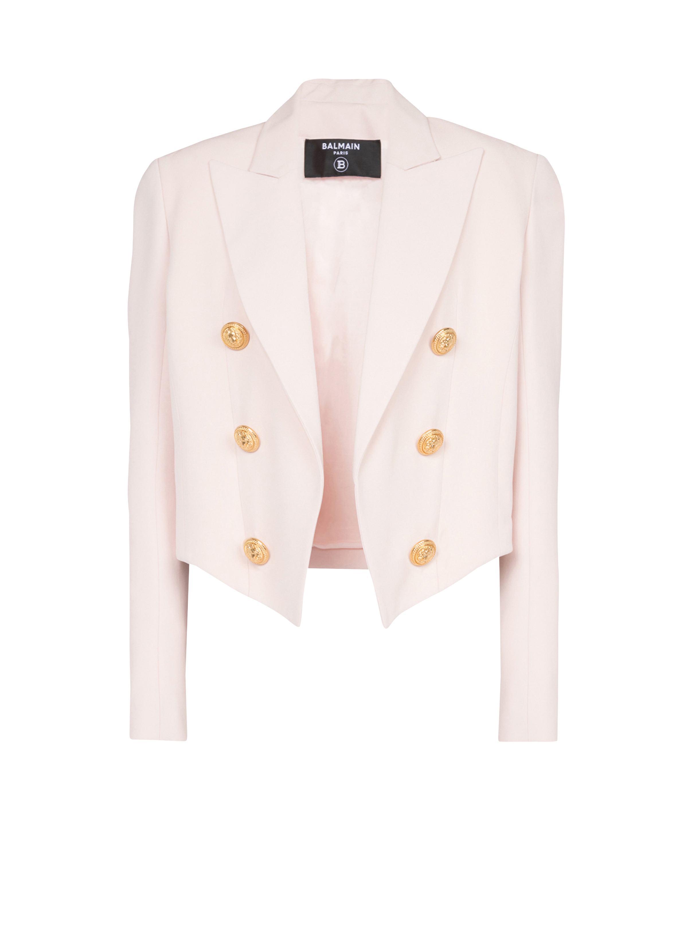 Crêpe spencer jacket - 1