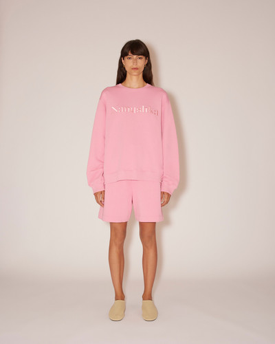 Nanushka REMY - Organic cotton logo sweatshirt - Pink outlook