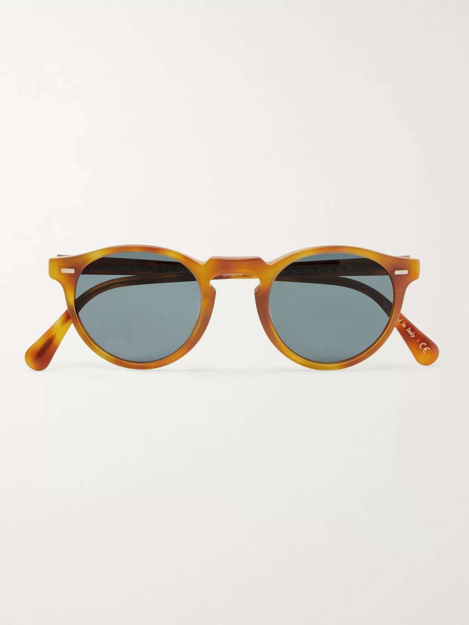 Gregory Peck Round-Frame Acetate Photochromic Sunglasses - 1