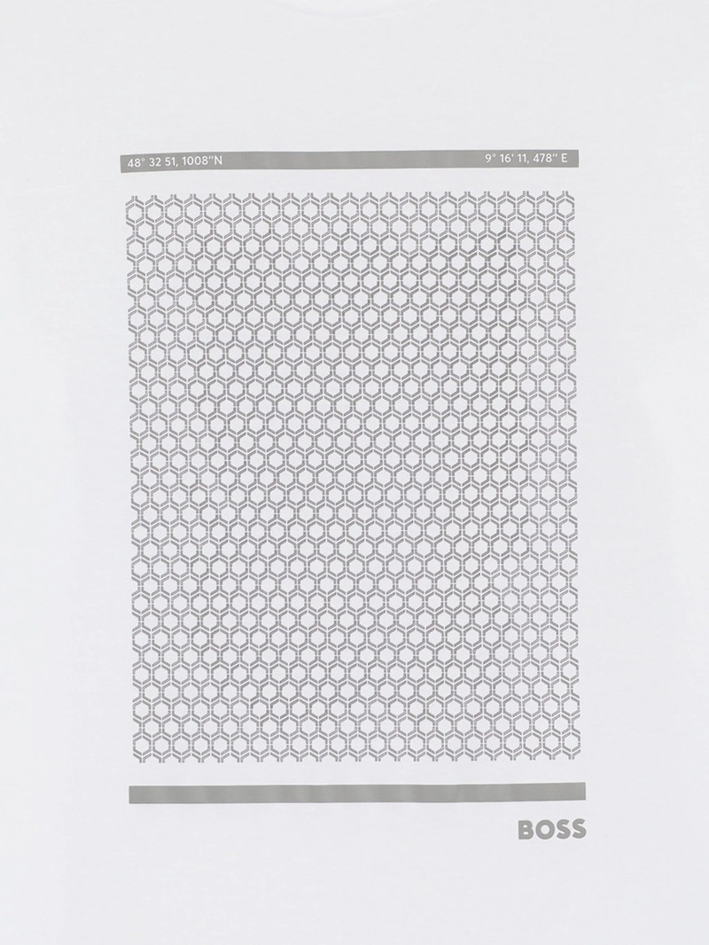 BOSS Boss Geometric-print T-Shirt outlook