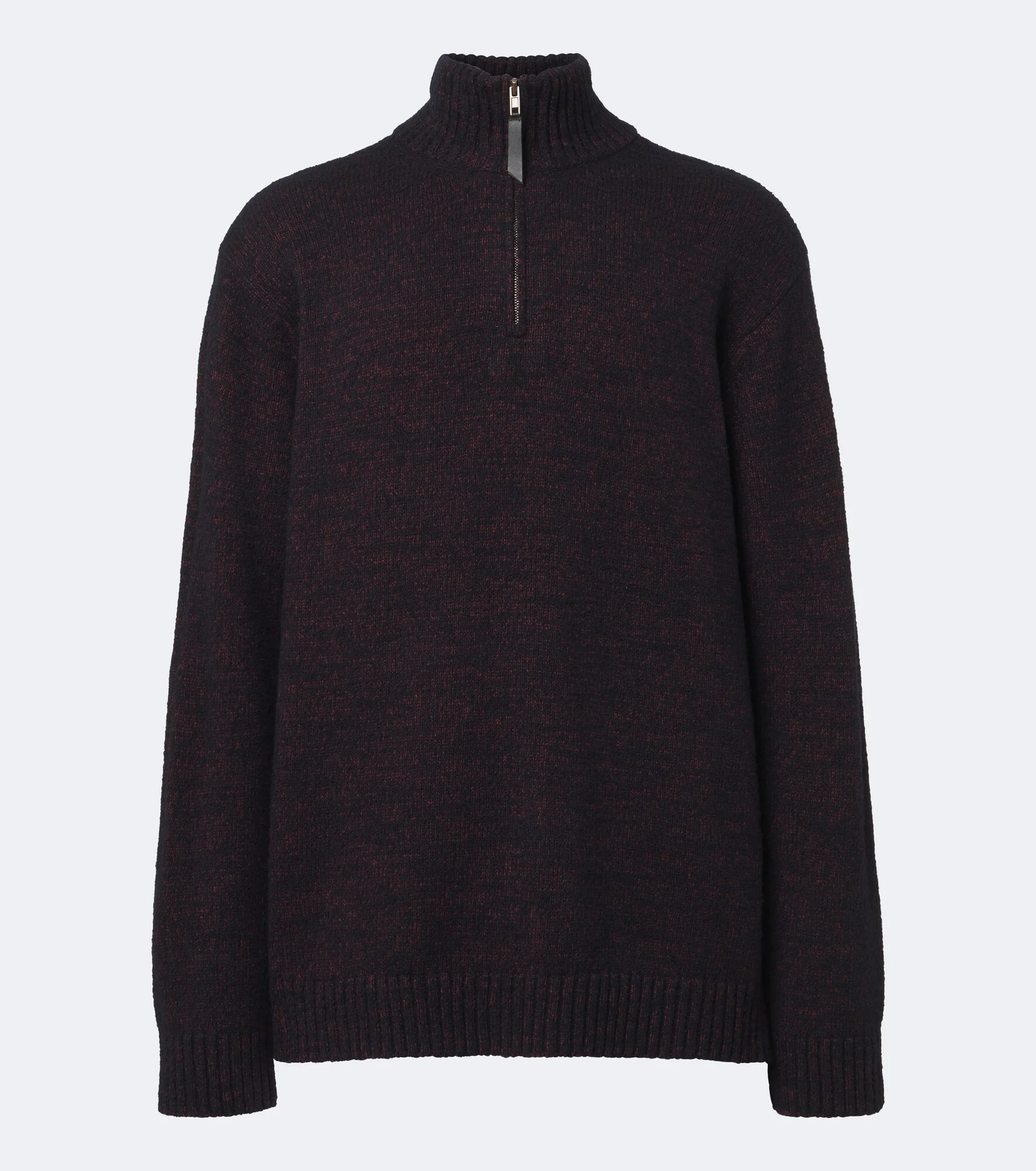 Cotton and wool-blend sweater - 1