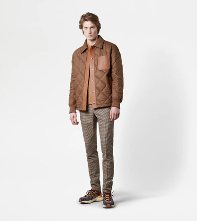 Tod's QUILTED OVERSHIRT - BROWN outlook