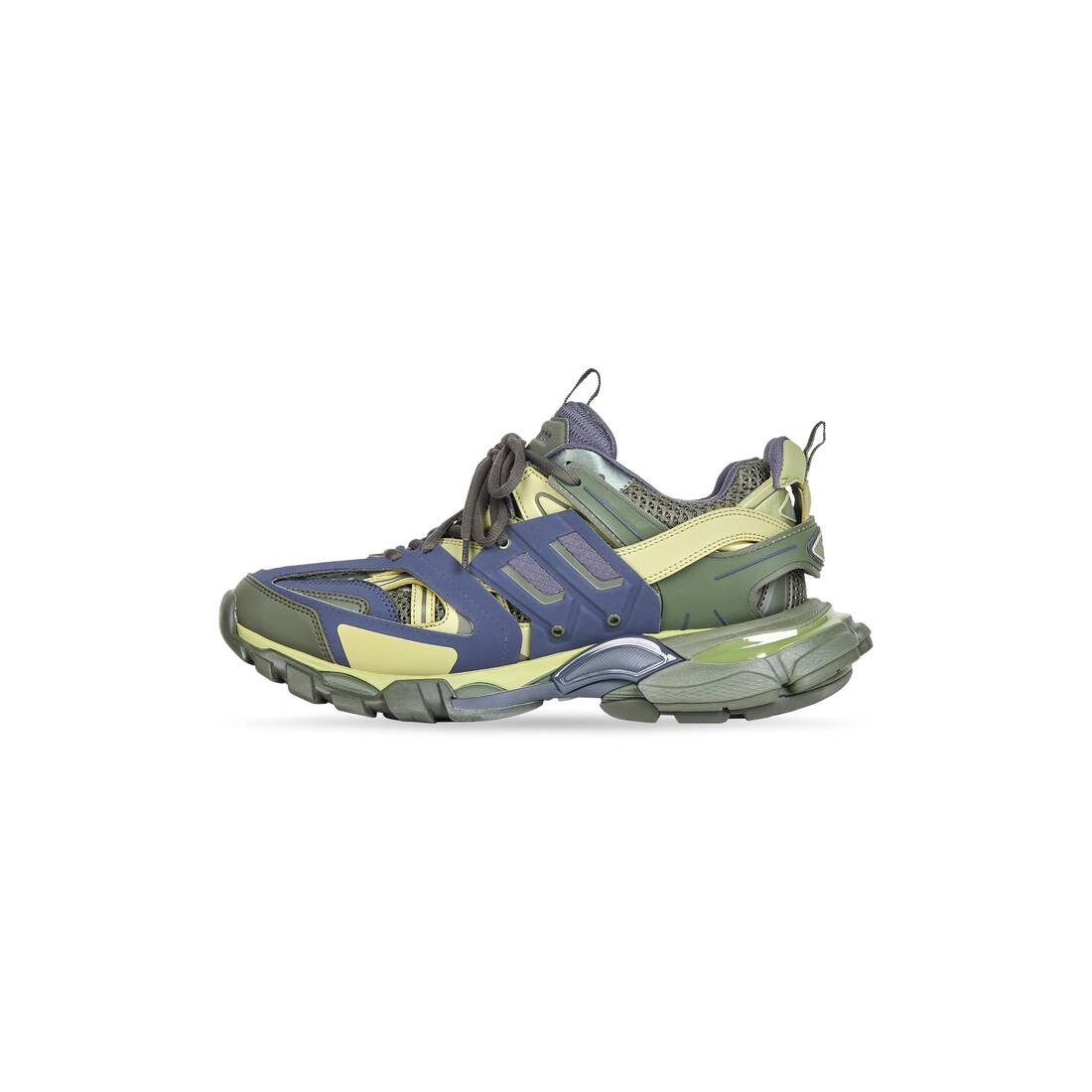 Men's Track Sneaker in Green - 4