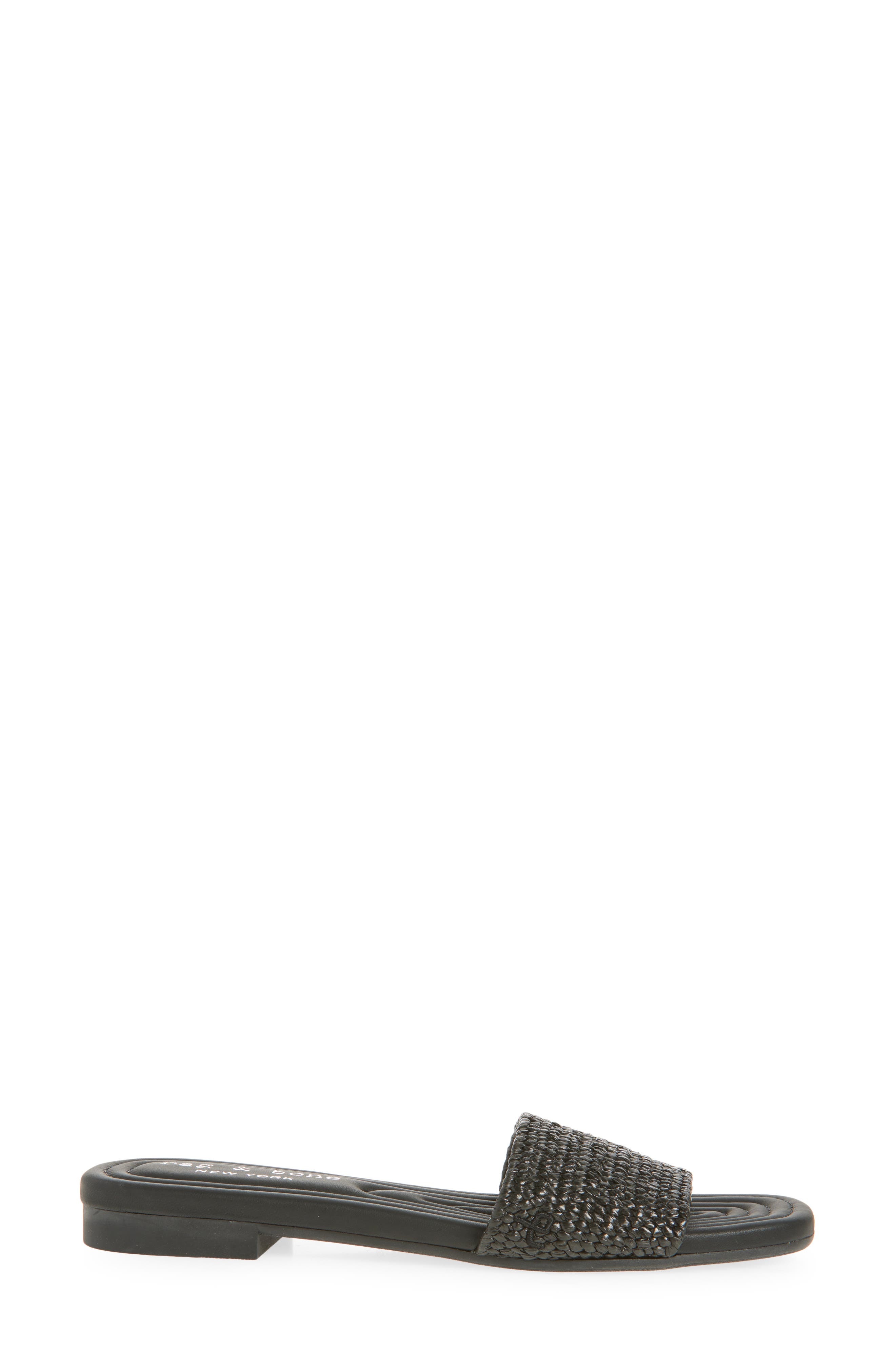 rag & bone Ellie Slide Sandal in Black at Nordstrom - 3