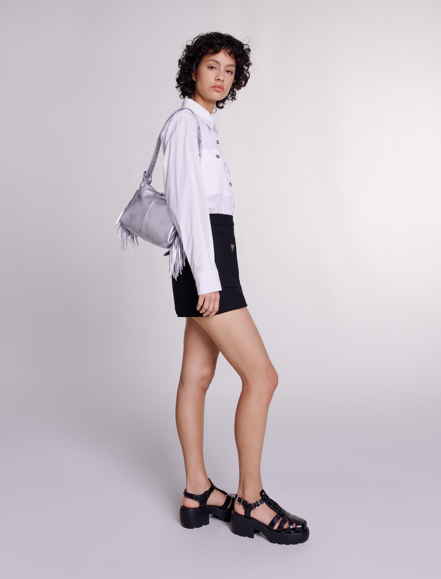 Skort-style shorts - 4