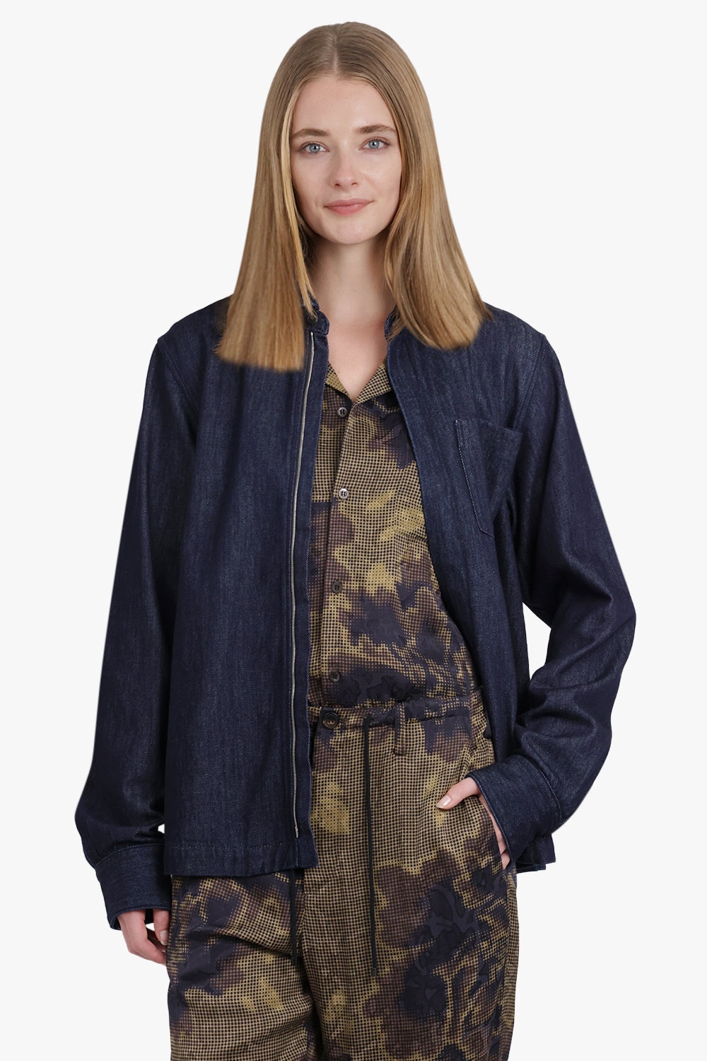 LIGHT WEIGHT L/S OVERSHIRT | INDIGO BLUE - 7
