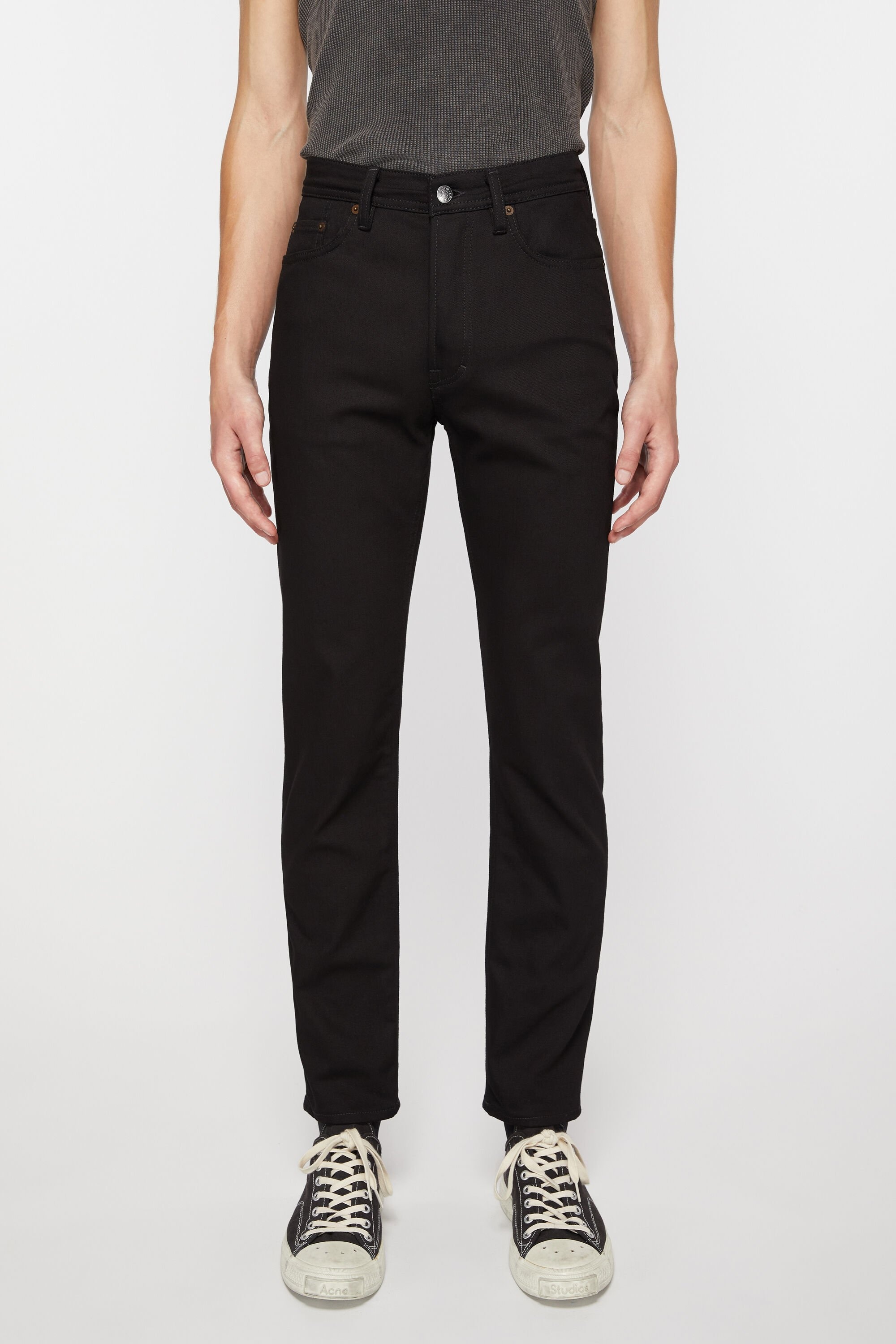 Slim fit jeans - River - Stay black - 2