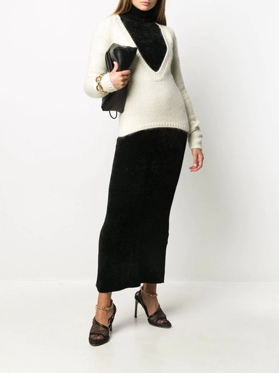 Jil Sander deep V-neck knitted sweater outlook