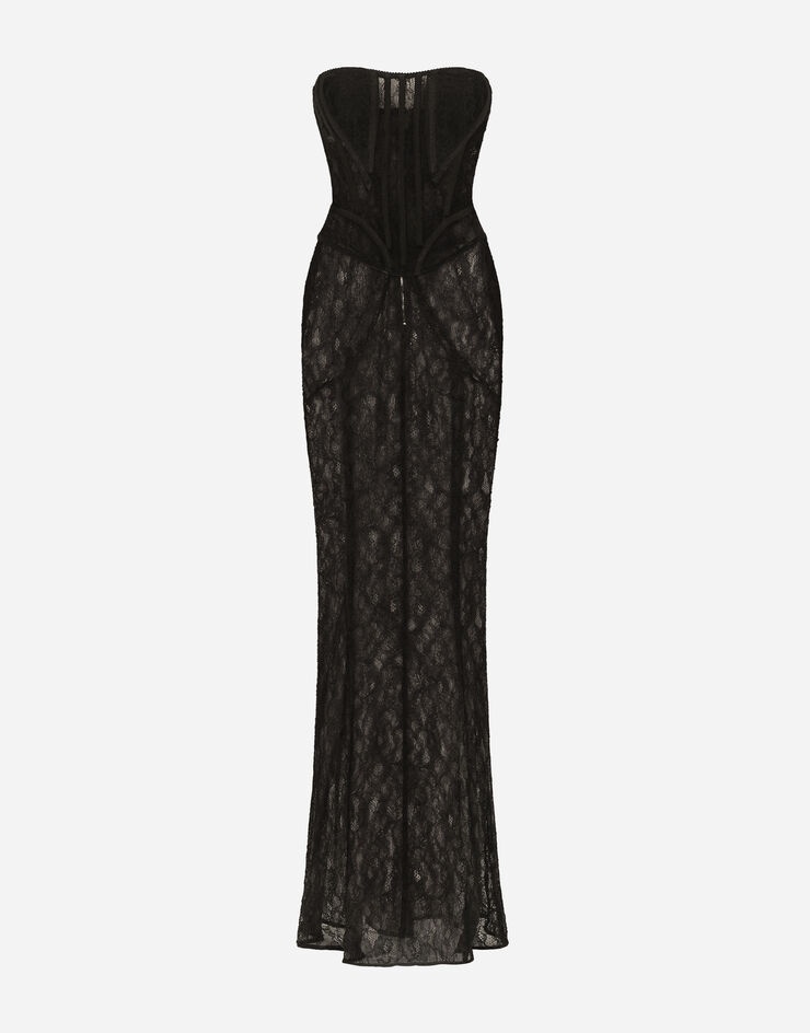 Long lace corset dress - 1