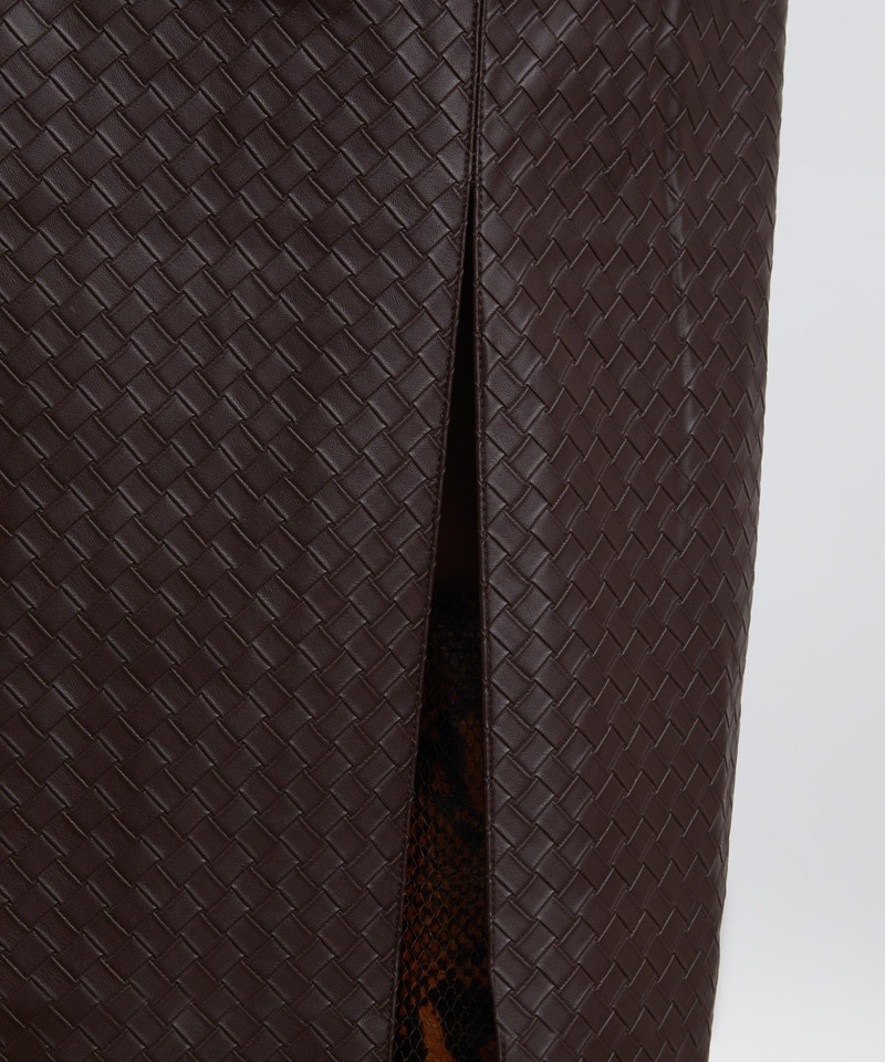 ROTATE Midi Paper Waist Skirt outlook