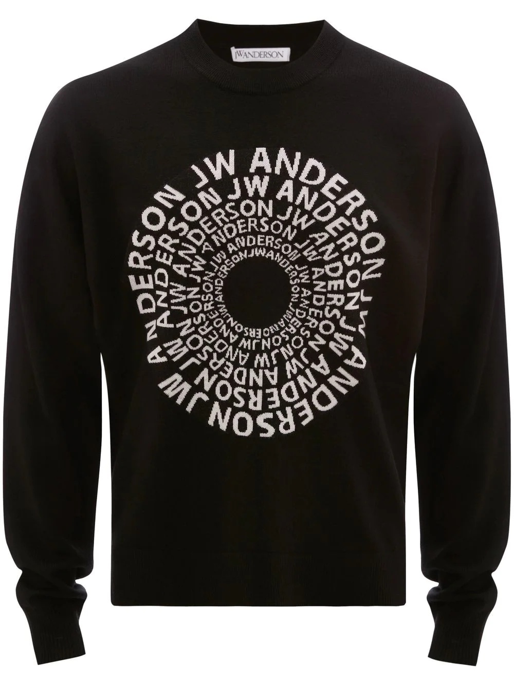 logo-print long-sleeve jumper - 1